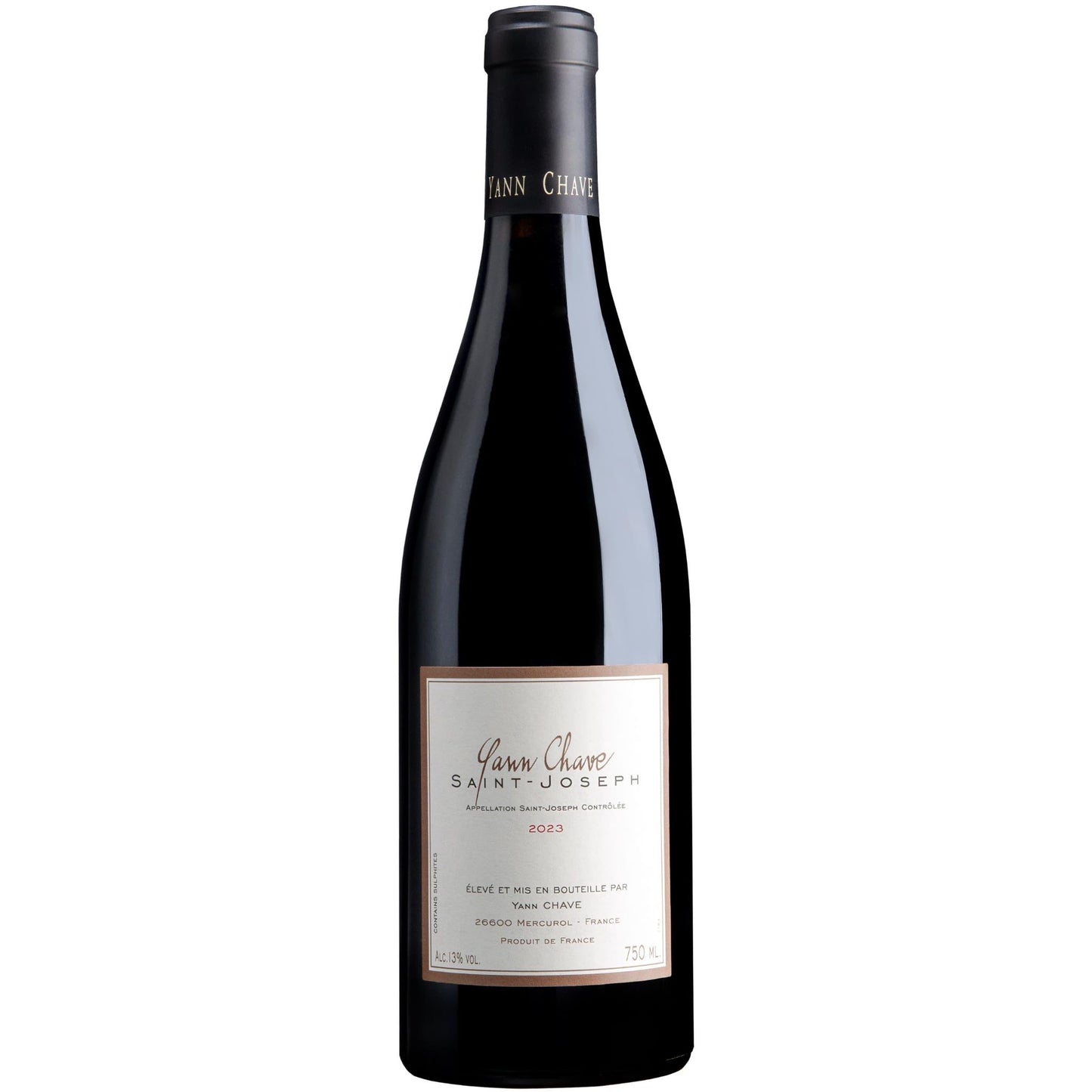 2023 Saint Joseph Syrah wine by Domaine Yann Chave bottle