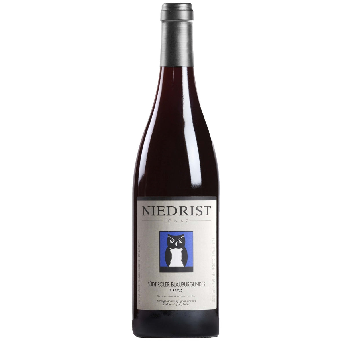 Red wine, Italy, Alto Adige, Pinot Noir 2020 Alto Adige Pinot Nero Riserva DOC 'Girlan' , Weingut Niedrist