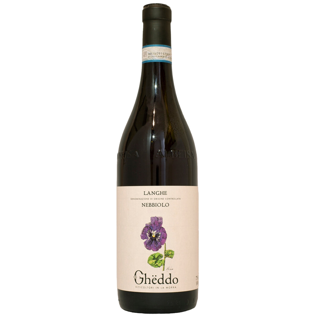 2022 Langhe Nebbiolo DOC Gheddo red wine bottle Piedmonto